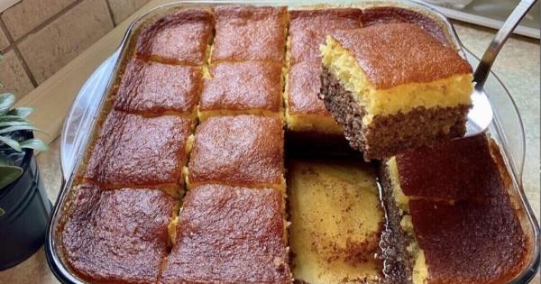 Σιροπιαστό γλυκό με δύο στρώσεις: Παραδοσιακή συνταγή που ξεπερνά τον μπακλαβά