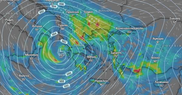Καλλιάνος: Έρχεται ακραίο σενάριο «μετεωρολογικής βόμβας» – Πότε θα «χτυπήσει»