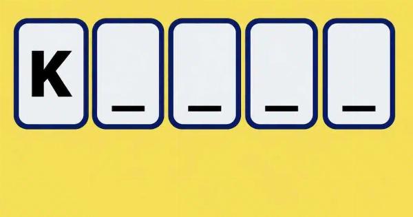 Λέξεις από Κ με 5 γράμματα: Ποια είναι η πρώτη που σκέφτεστε;
