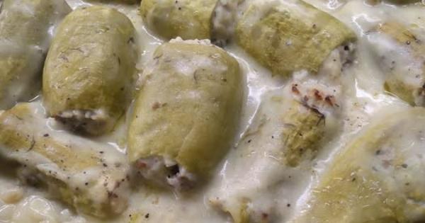 Τα πιο νόστιμα γεμιστά κολοκυθάκια χωρίς κατσαρόλα