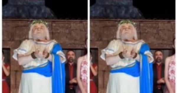Κόλαση με Μάρκο Σεφερλή και θεατή που έκανε το λάθος να φύγει από την παράσταση