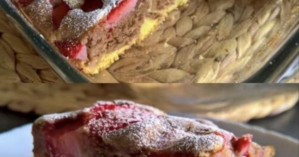 Αφράτο μαρμπρέ κέικ με φράουλες – εύκολο και έτοιμο σε 30 λεπτά