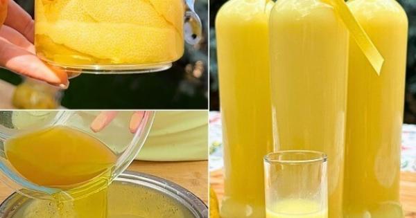 Σπιτικό Λικέρ Λεμονιού (Limoncello) – Δροσερό & Αρωματικό