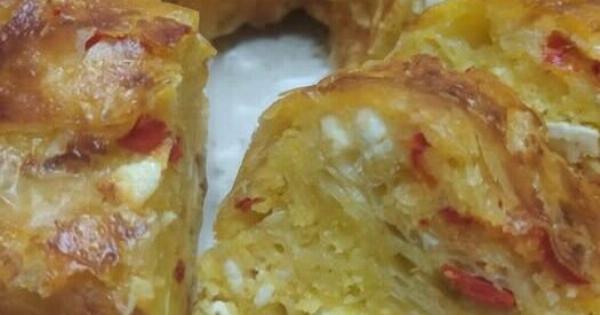 Τυρόπιτα σε φόρμα που γίνεται πανεύκολα και εντυπωσιάζει