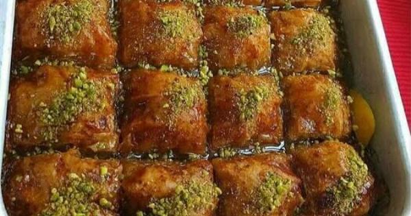 Μπακλαβαδάκια με φυστίκι Αιγίνης τραγανά