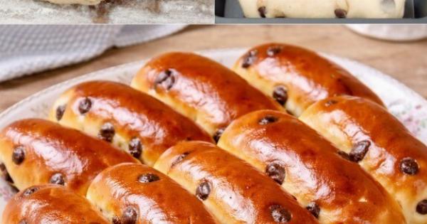 Αφράτα ψωμάκια που λιώνουν στο στόμα με λιωμένη σοκολάτα