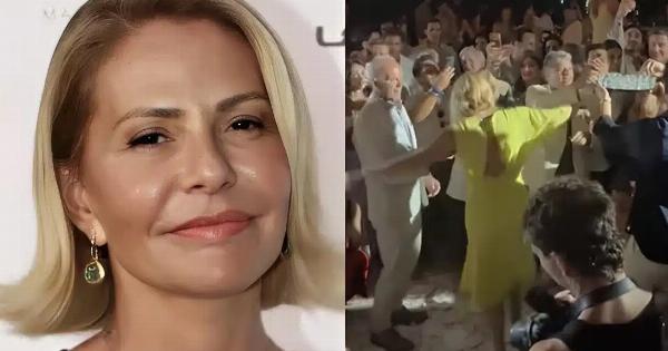 Μάνα είναι μόνο μία: Η Τζένη Μπαλατσινού χόρεψε ζεϊμπέκικο στο γλέντι πριν τον γάμο της κόρης της