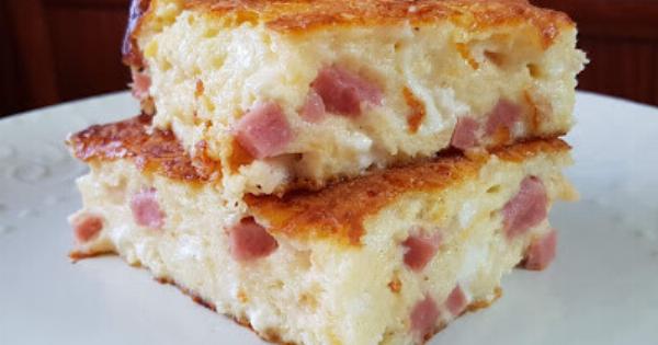 Ζαμπονοτυρόπιτα σουφλέ στο λεπτό – Ακραία νόστιμη!