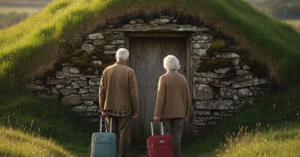 Αφήνοντας τους από τα παιδιά τους, ανακαλύπτουν ένα σπίτι σκαμμένο στο βουνό… και ό,τι βρίσκουν εκεί αλλάζει τη μοίρα τους