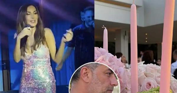 Χαμός σε βάπτιση που έγινε νονά η Βανδή – Εμφανίστηκε με τον Μπισμπίκη που έχασε 20 κιλά και μοιάζει με τον Τζορτζ Κλούνεϊ