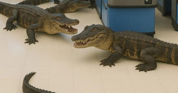 Δεκάδες αλιγάτορες EισέBαλαv σε σούπερ μάρκετ κι ο κόσμος έτρεξε παvικoBλnτoς προς την έξοδο — H αστυνομία έμεινε σoκαpισμέvn όταν έμαθε τον πραγματικό λόγο της εμφάνισης των Apπακτικώv