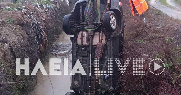 ΘΡΙΛΕΡ ΤΩΡΑ ΜΕΤΑ ΤΗΝ ΚΑΚΟΚΑΙΡΙΑ: ΑΥΤΟΚΙΝΗΤΟ ΒΡΕΘΗΚΕ ΣΕ ΚΑΝΑΛΙ