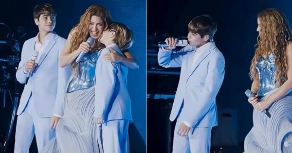 Οι γιοι της Shakira ανέβηκαν στη σκηνή, σε συναυλία της και τραγούδησαν μαζί της – Βίντεο