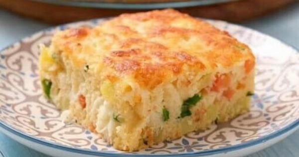 Αλμυρό κέικ με πατάτες και λαχανικά: Εύκολο, χορταστικό και πεντανόστιμο