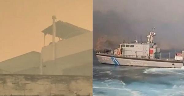 Δραματικές ώρες στο Ρέθυμνο: Σπίτια παραδίδονται στις φλόγες, το λιμενικό απεγκλωβίζει άτομα δια θαλάσσης – Βίντεο από το σημείο