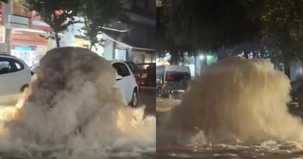 Γέμισε «σιντριβάνια» η Αθήνα από καπάκια φρεατίου που «έσκασαν» λόγω της κακοκαιρίας