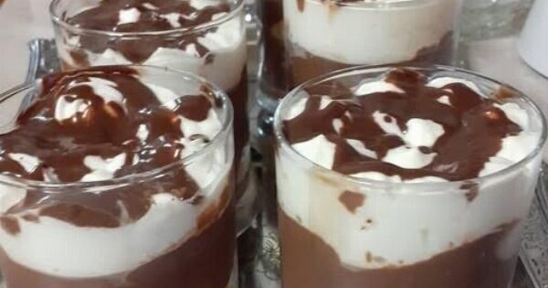 Το πιο εύκολο “προφιτερόλ” στο ποτήρι με κρουασάν